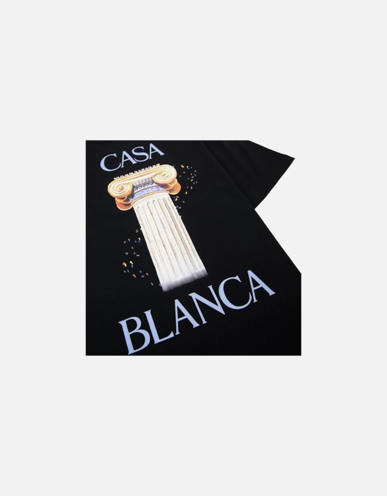 La Colonne Printed T-Shirt Black T-Shirt