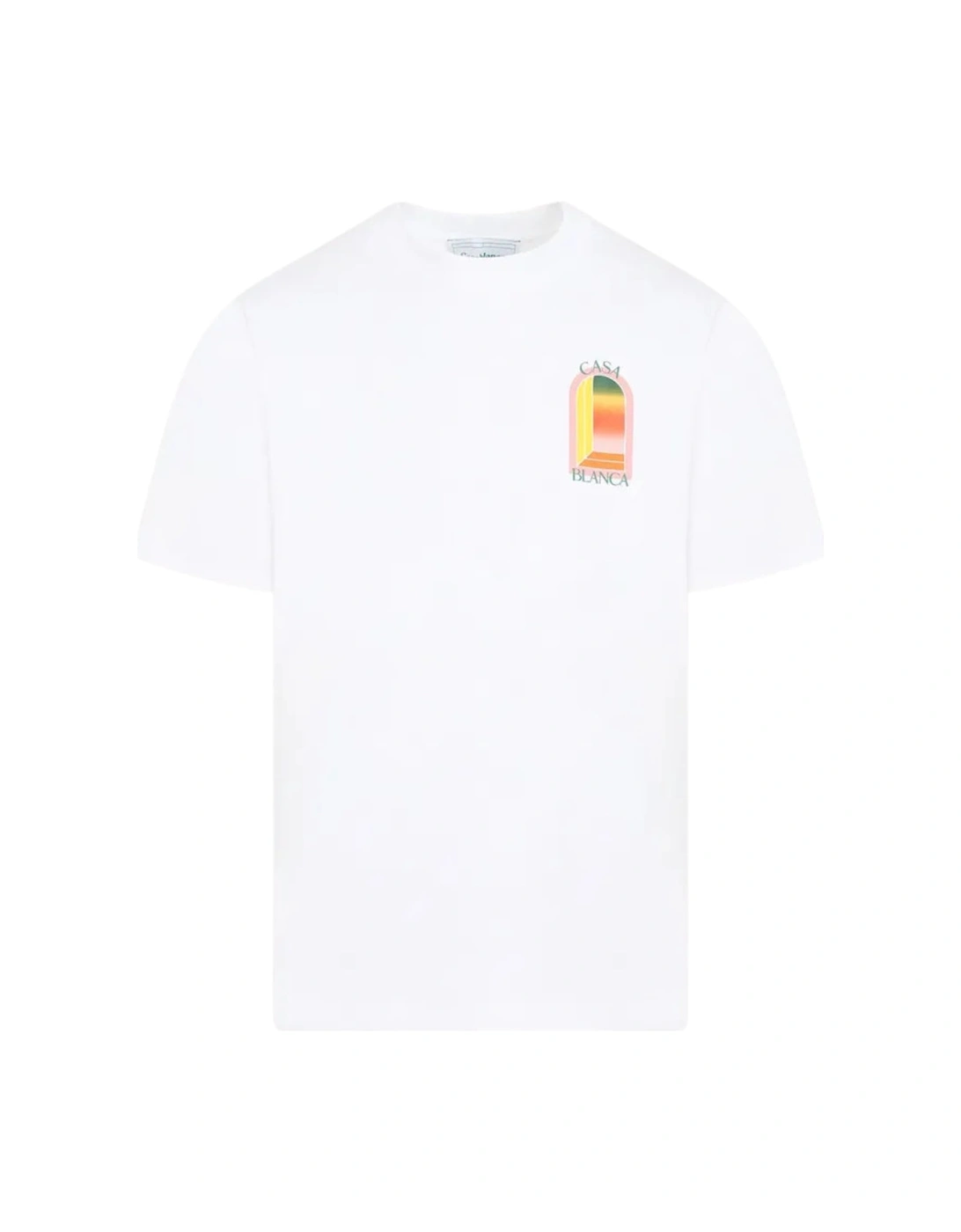 Gradient Arch Design White T-Shirt, 6 of 5