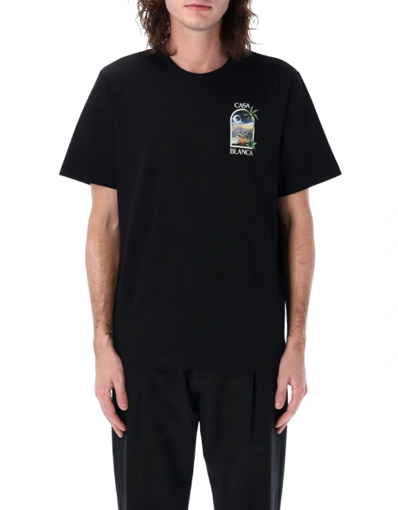 La Night Printed T-Shirt Black T-Shirt