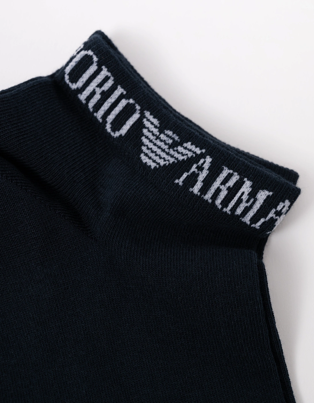 3-Pack Mens Trainer Socks - Armani Blue