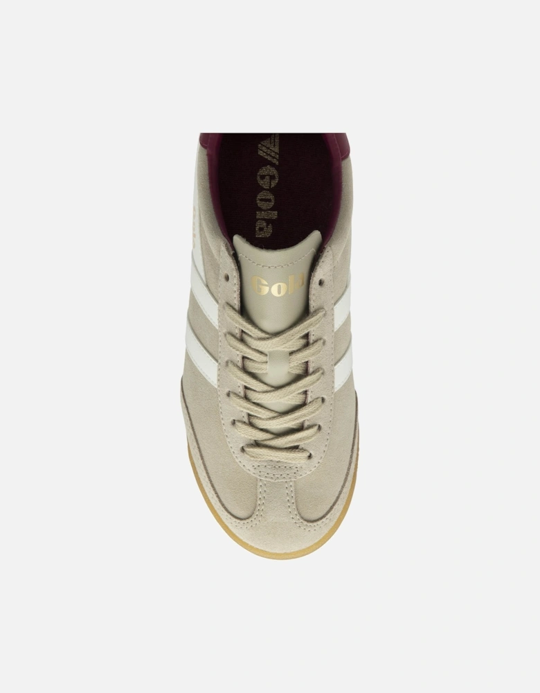 Womens Torpedo Trainer-Bone/Off White/Cerise