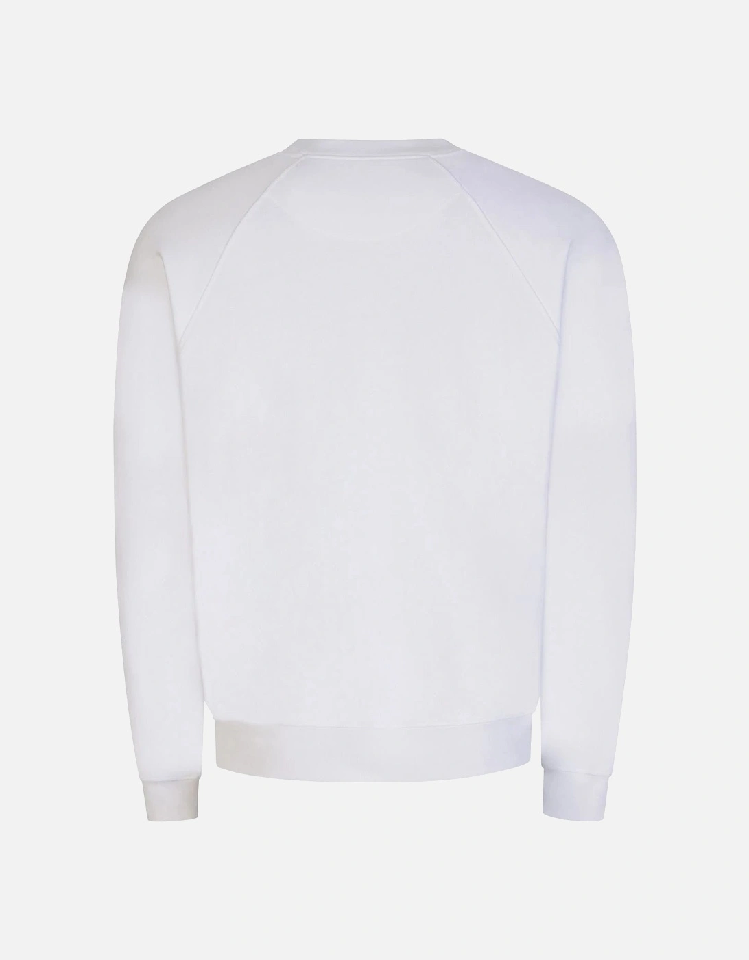 Men's White Spray Orb Raglan Sweatshirt