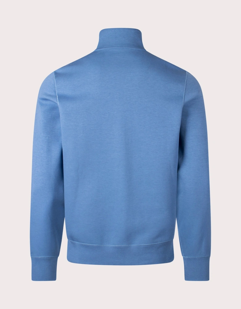 Double-Knit Quarter Zip Jumper