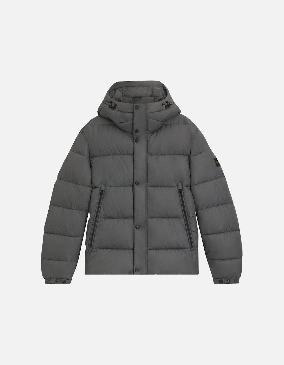 Men's Grey Omaris Puffer Jacket, 4 of 3
