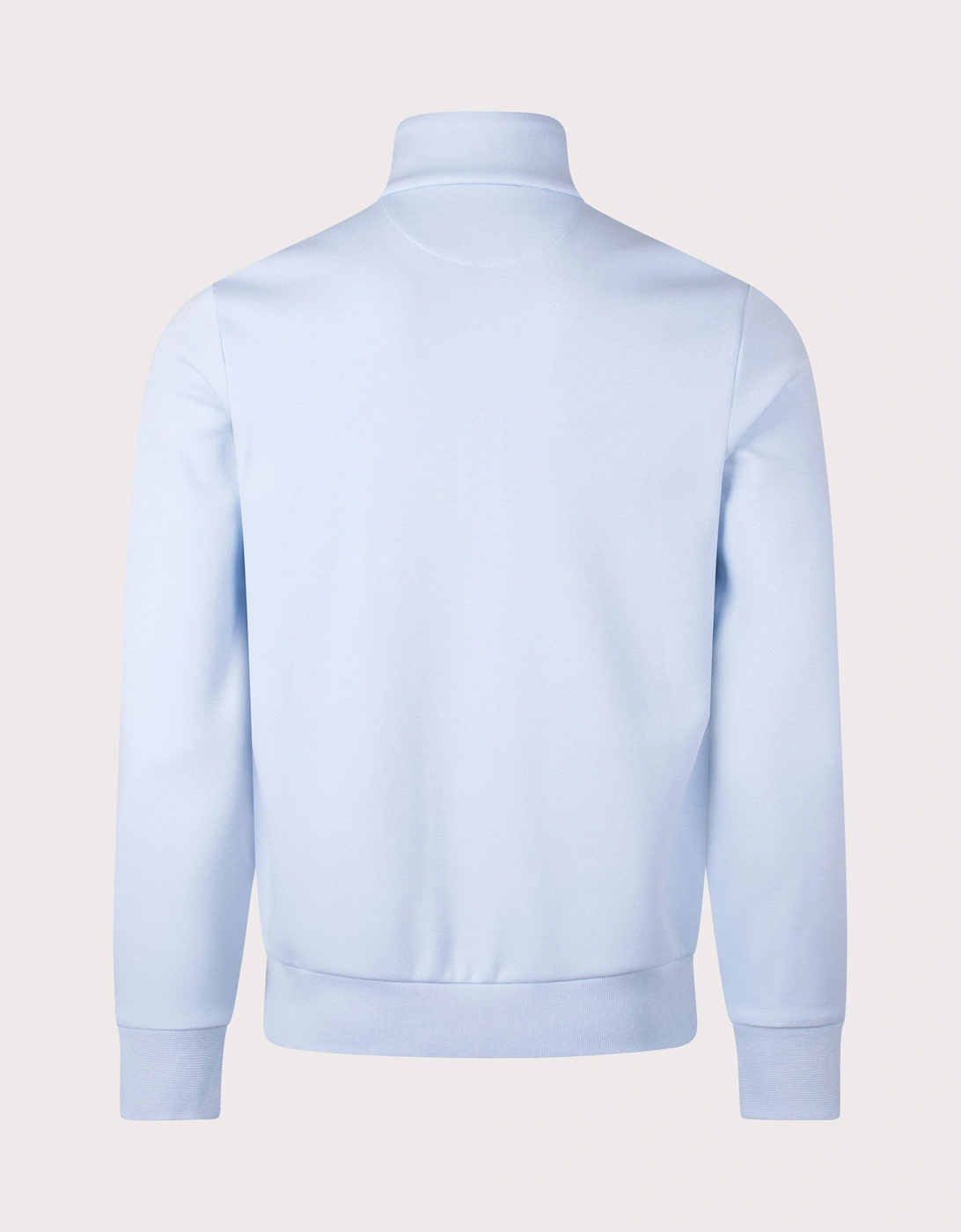 Double-Knit Mockneck Quarter Zip
