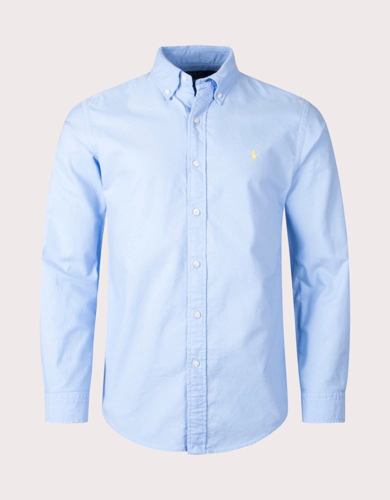 Custom Fit Garment-Dyed Oxford Shirt