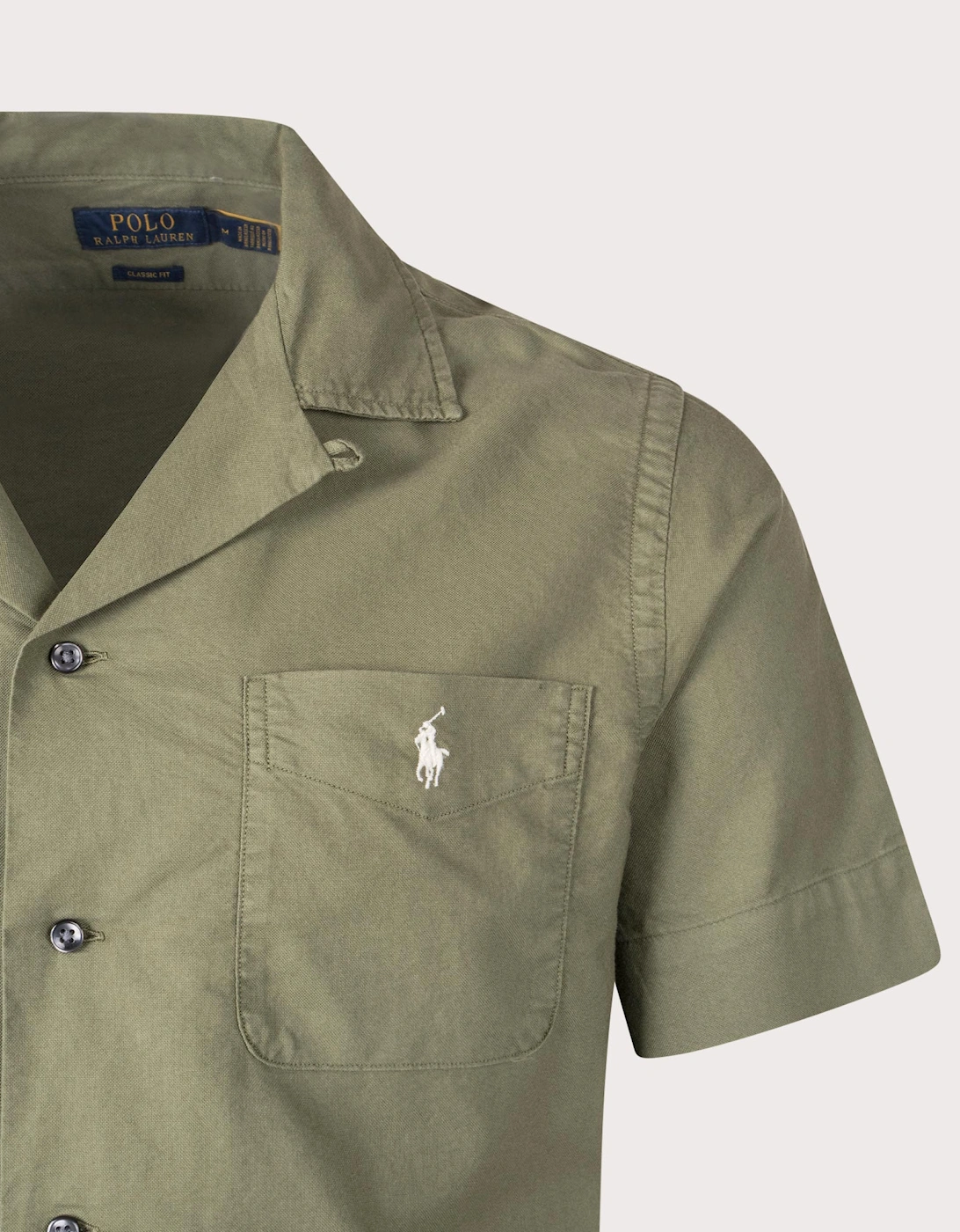 Classic Fit Short Sleeve Camp Shirt
