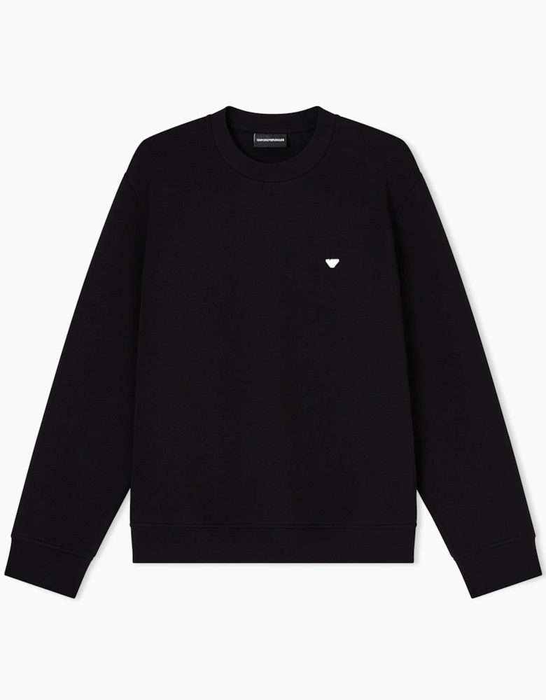 DOUBLE-JERSEY BRANDED SWEATSHIRT