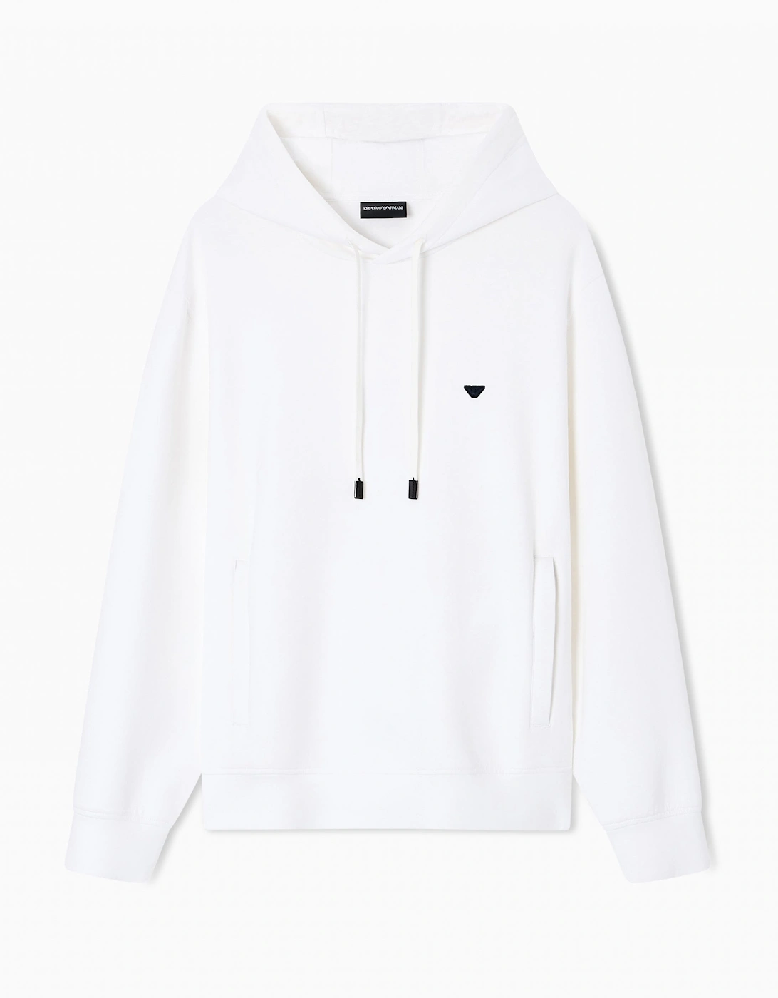 DOUBLE-JERSEY BRANDED PULLOVER HOODED TOP, 2 of 1