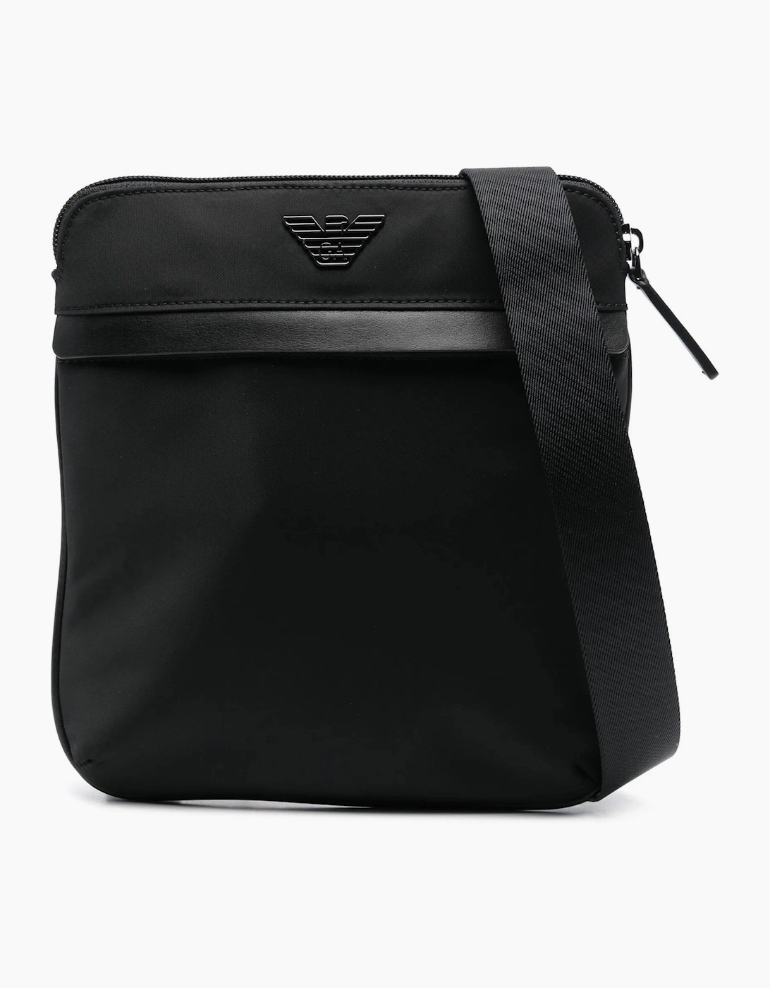 Emporio Armani Men's Branded Crossbody Black - Size: OS