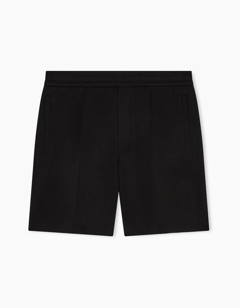 DOUBLE-JERSEY BRANDED JERSEY SHORTS