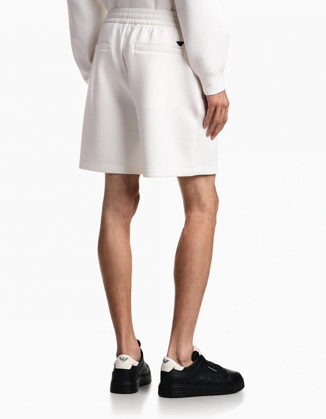 DOUBLE-JERSEY BRANDED JERSEY SHORTS