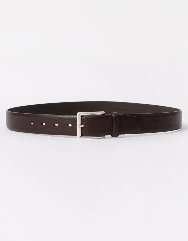 Mens Classic Cow Leather Belt - 274 Rich Brown