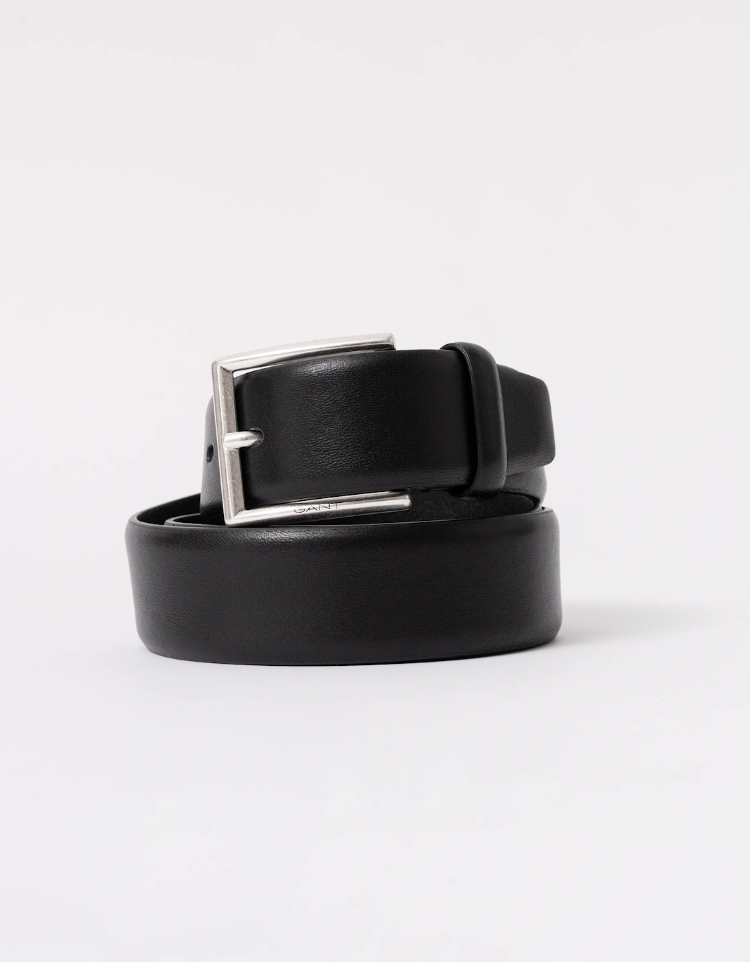 Mens Classic Cow Leather Belt - 5 Black