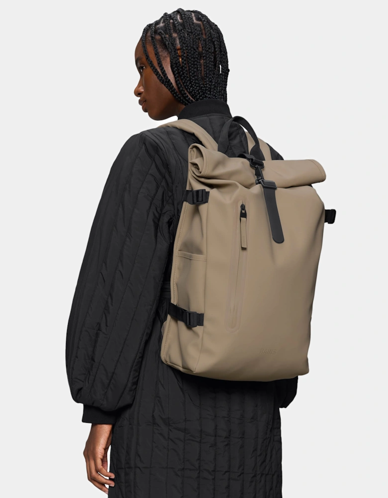 Rolltop Rucksack Large - Beige 133