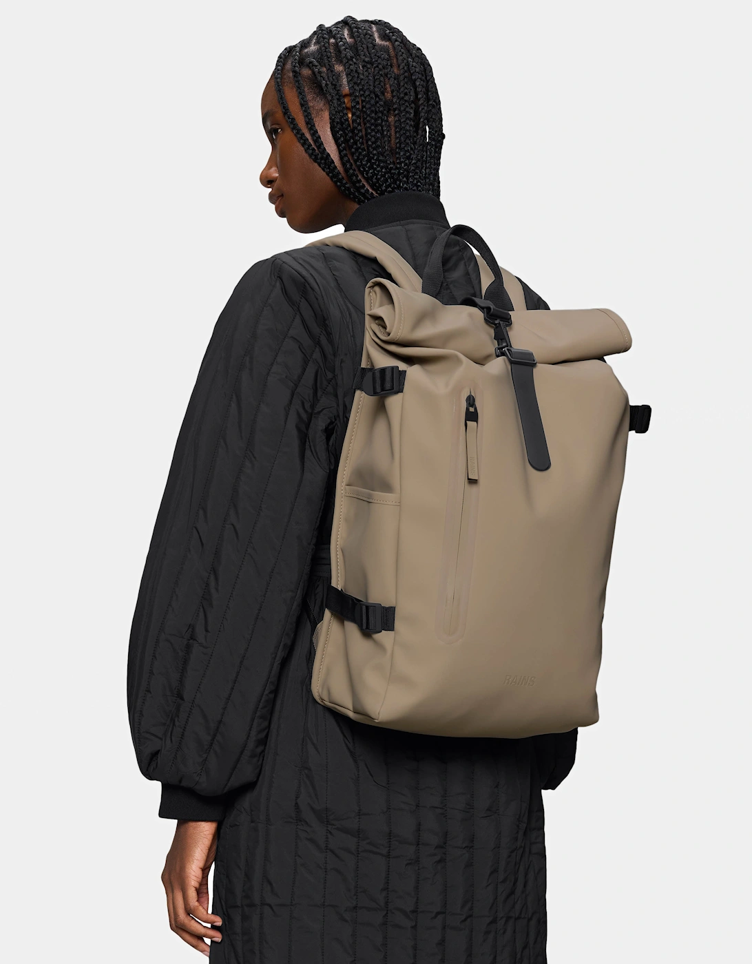 Rolltop Rucksack Large - Beige 133