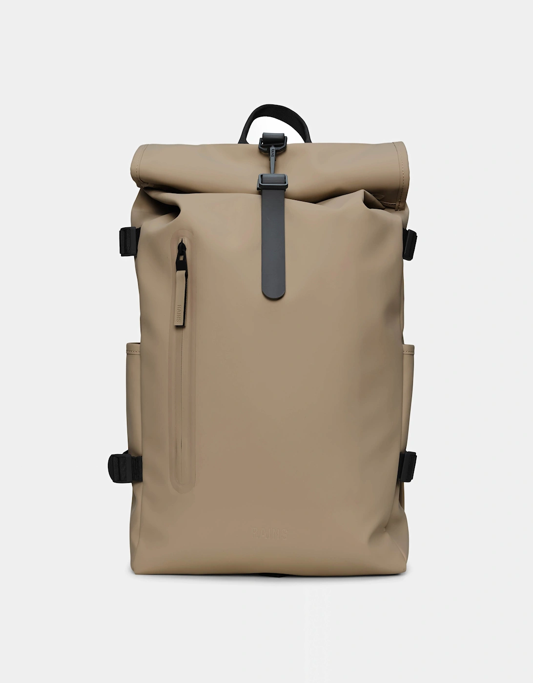 Rains Unisex Tan Rolltop Rucksack Large - Beige 133 - Size: One Size