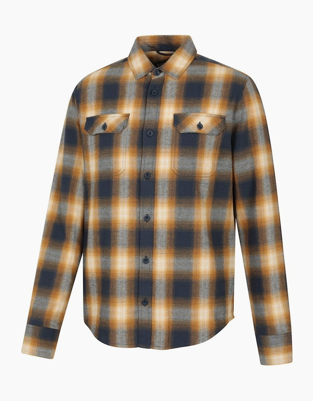Mens Trace Flannel Long-Sleeved Shirt
