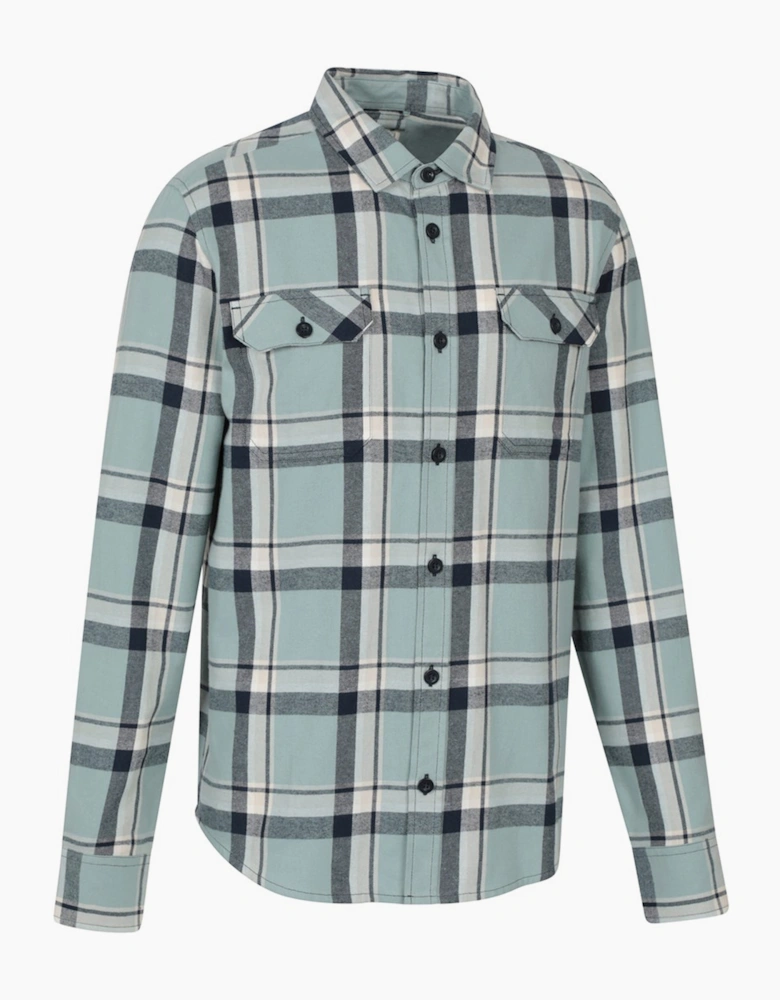 Mens Trace Flannel Long-Sleeved Shirt