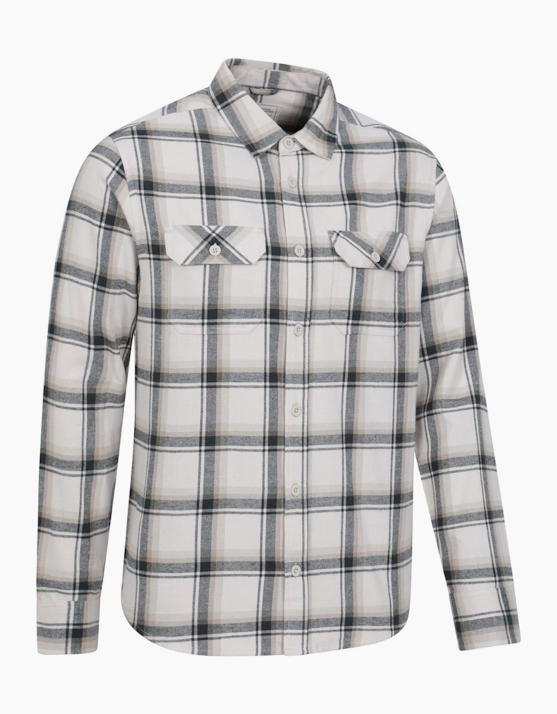 Mens Trace Flannel Long-Sleeved Shirt