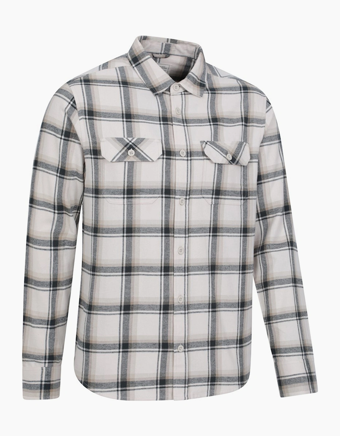 Mens Trace Flannel Long-Sleeved Shirt
