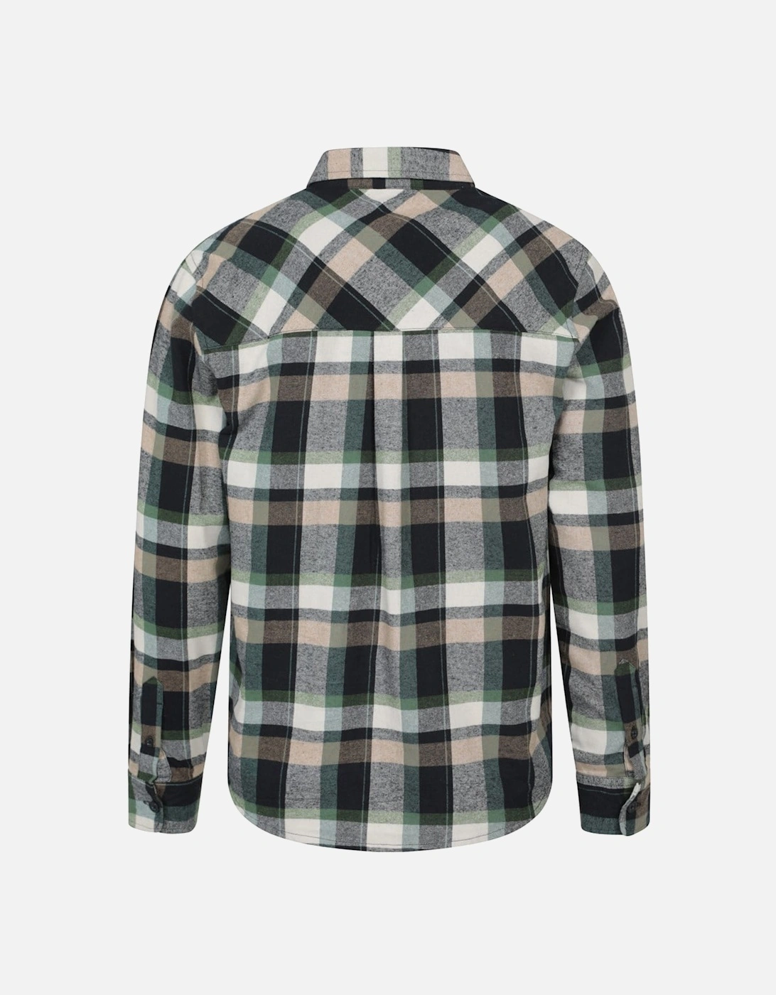 Mens Trace Flannel Long-Sleeved Shirt