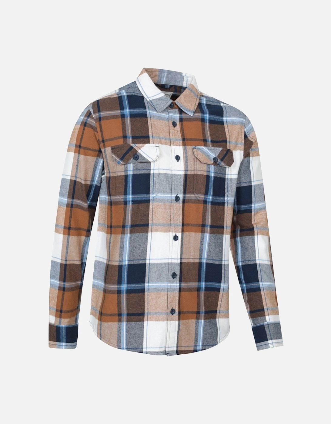 Mens Trace Flannel Long-Sleeved Shirt