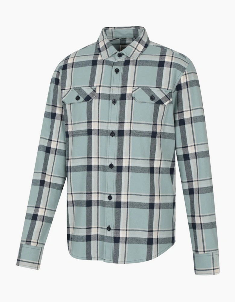 Mens Trace Flannel Long-Sleeved Shirt