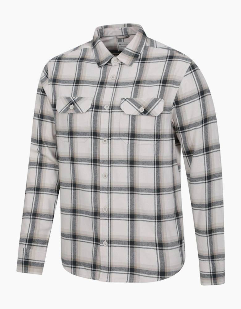 Mens Trace Flannel Long-Sleeved Shirt