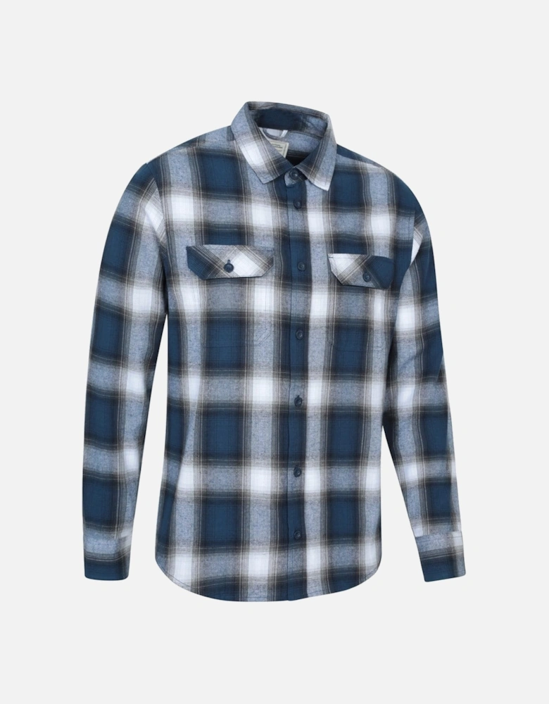 Mens Trace Flannel Long-Sleeved Shirt