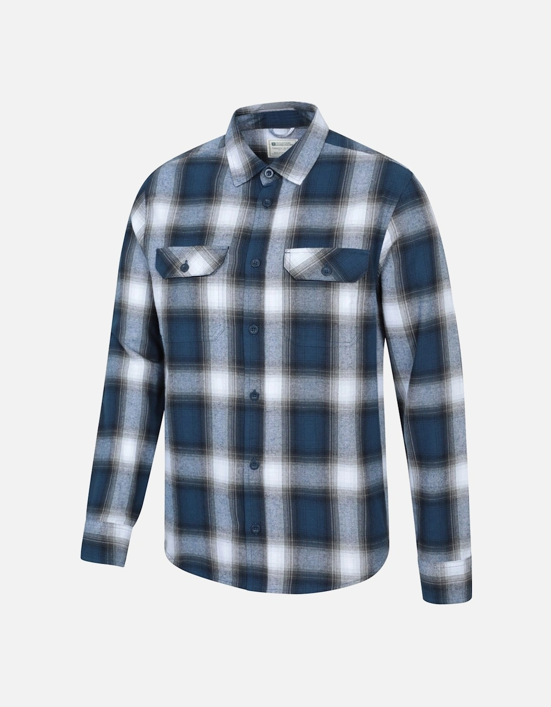 Mens Trace Flannel Long-Sleeved Shirt