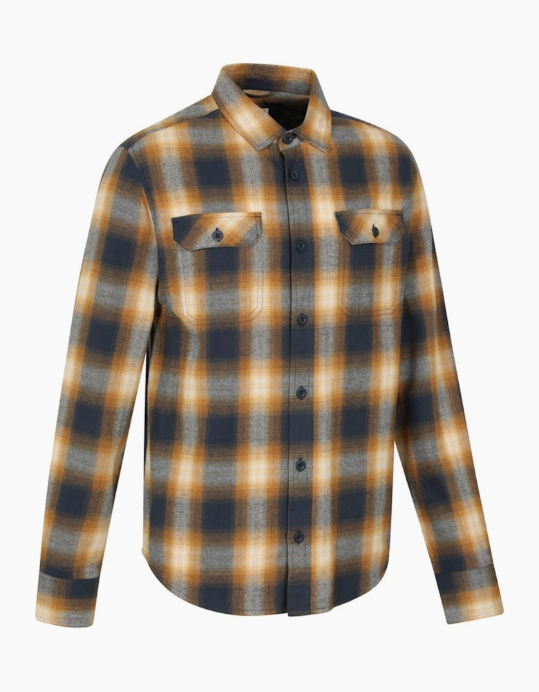 Mens Trace Flannel Long-Sleeved Shirt