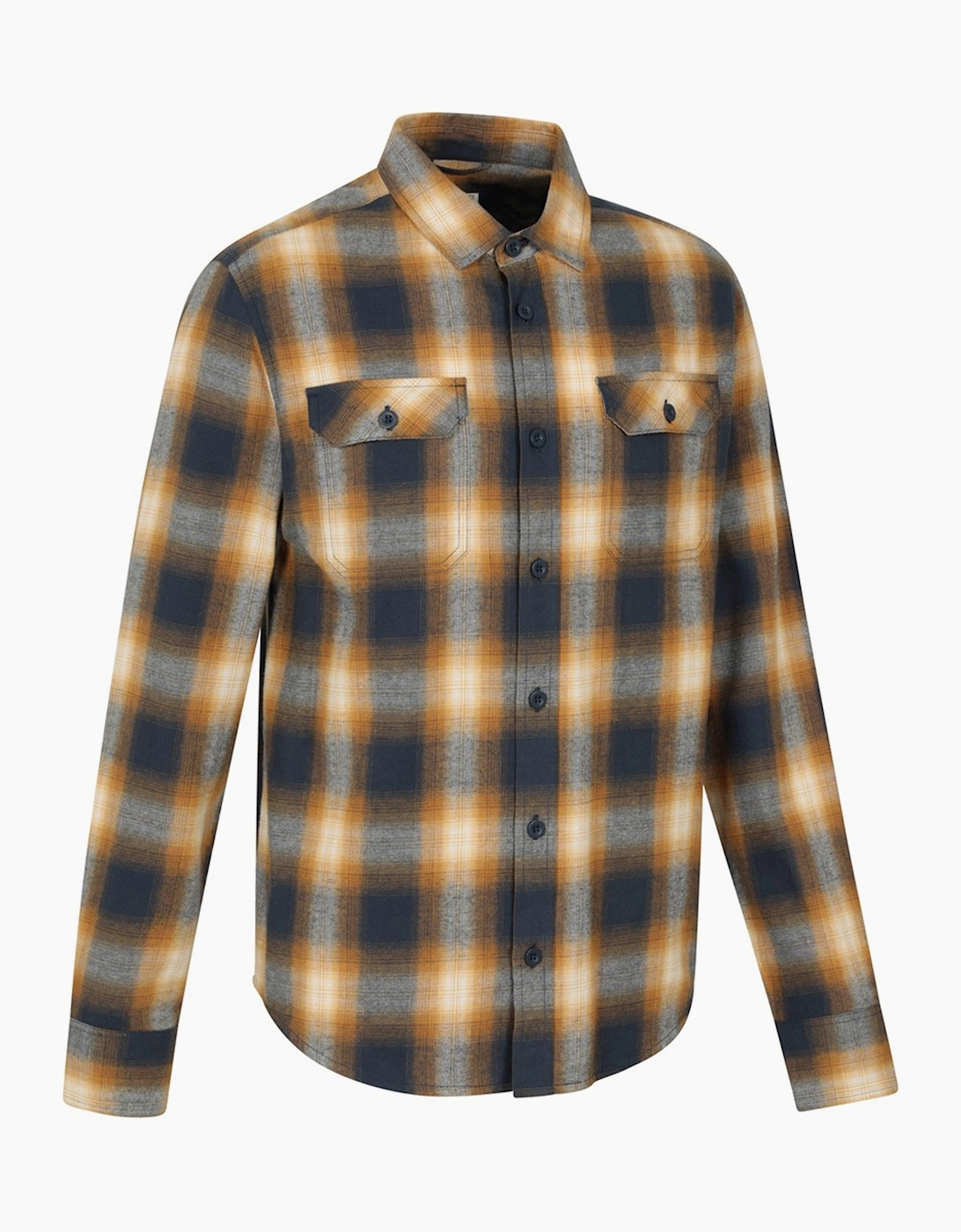 Mens Trace Flannel Long-Sleeved Shirt