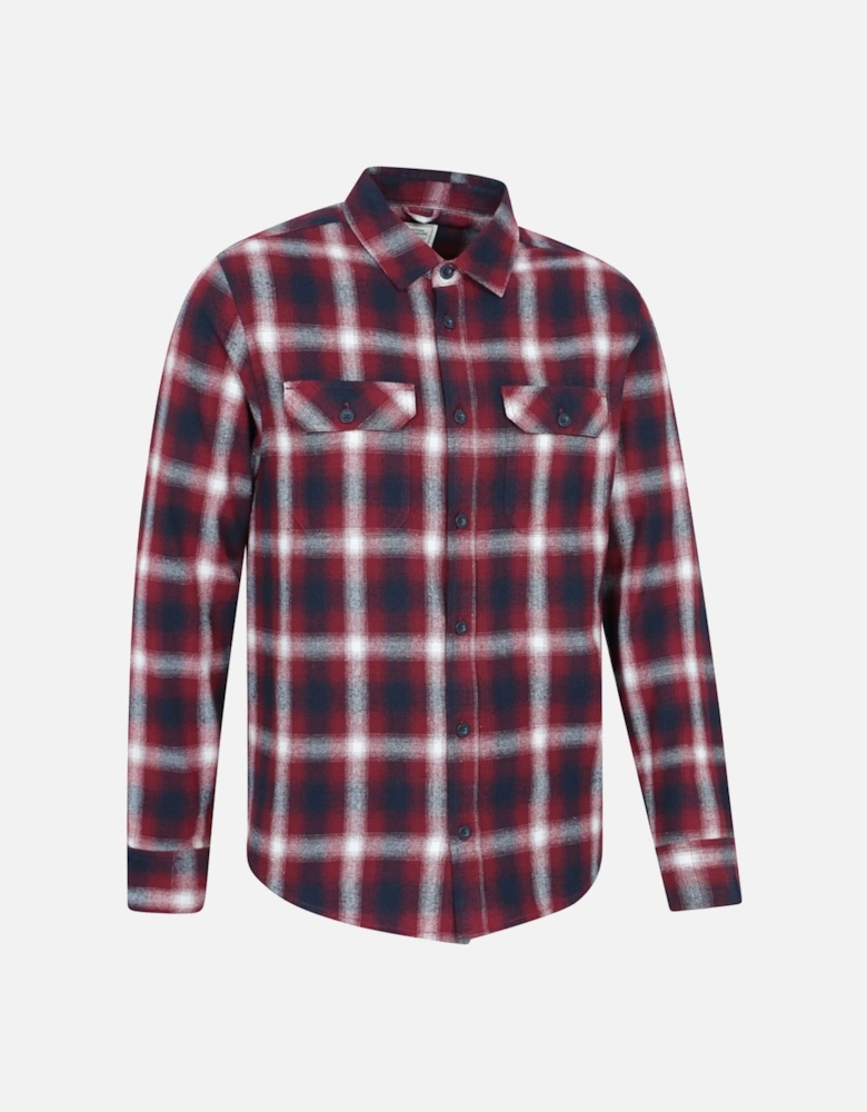 Mens Trace Flannel Long-Sleeved Shirt