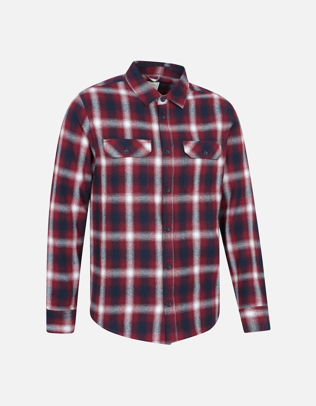 Mens Trace Flannel Long-Sleeved Shirt