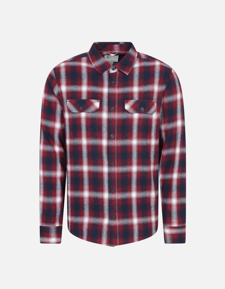 Mens Trace Flannel Long-Sleeved Shirt