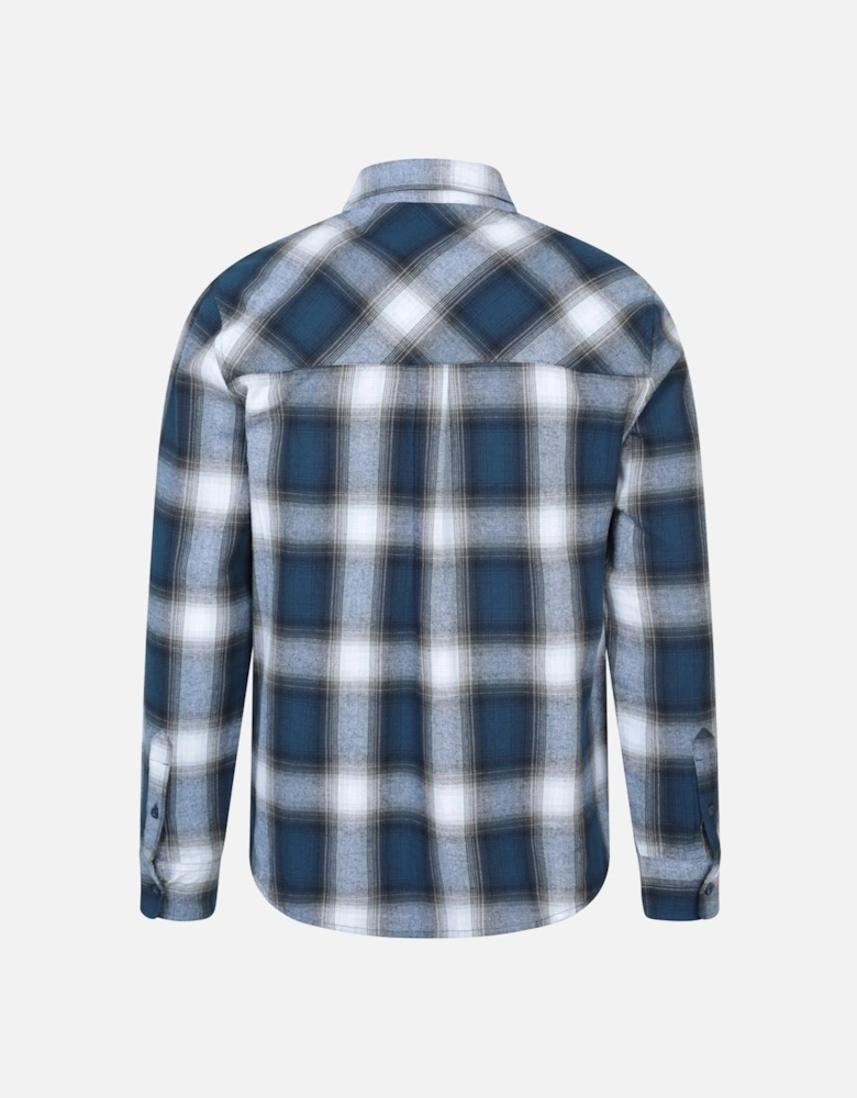 Mens Trace Flannel Long-Sleeved Shirt