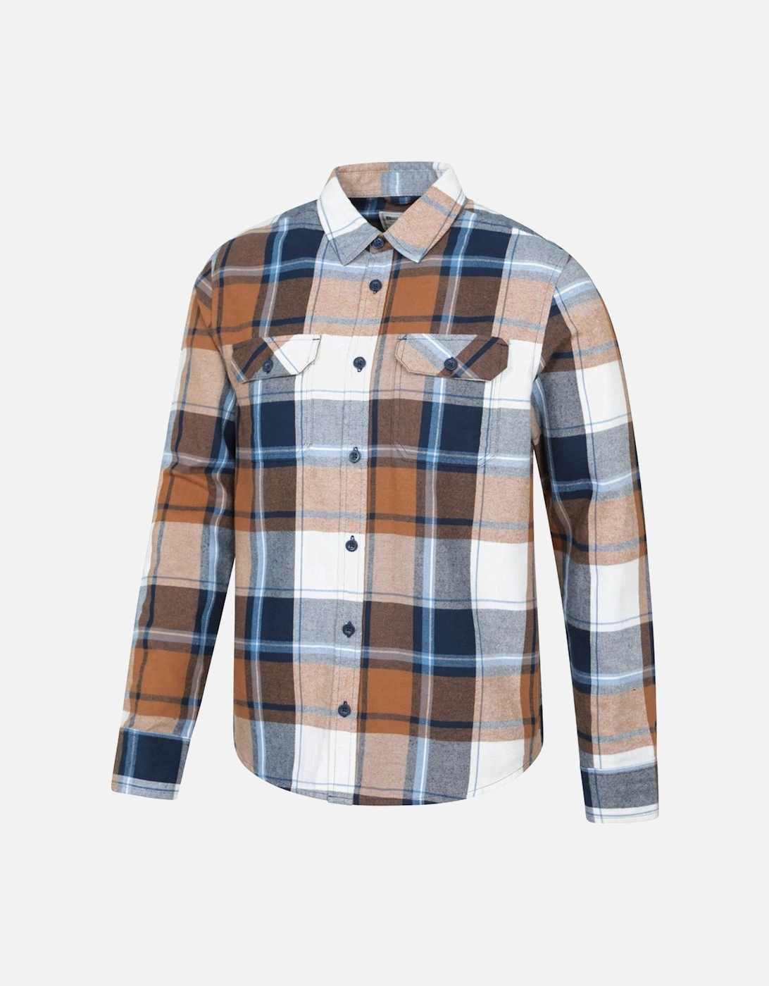 Mens Trace Flannel Long-Sleeved Shirt