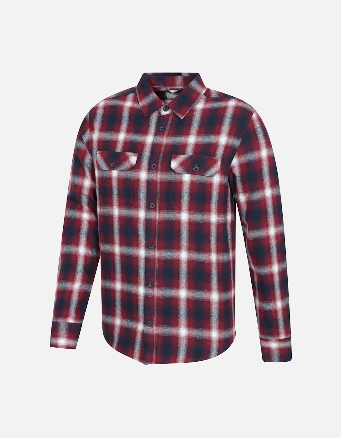 Mens Trace Flannel Long-Sleeved Shirt