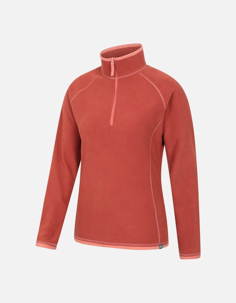 Womens/Ladies Montana Half Zip Fleece Top
