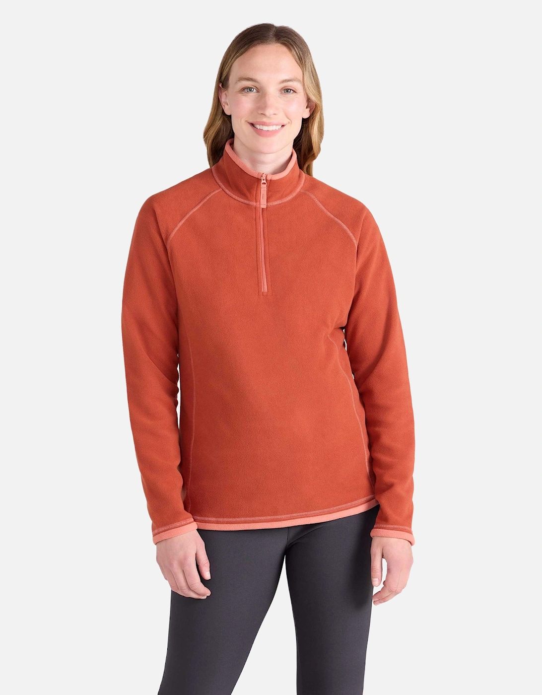 Womens/Ladies Montana Half Zip Fleece Top