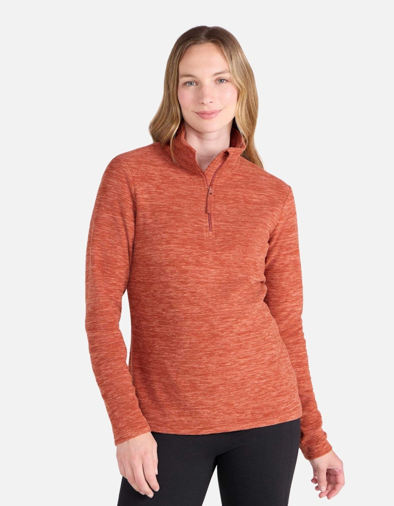 Womens/Ladies Snowdon Melange Fleece Top