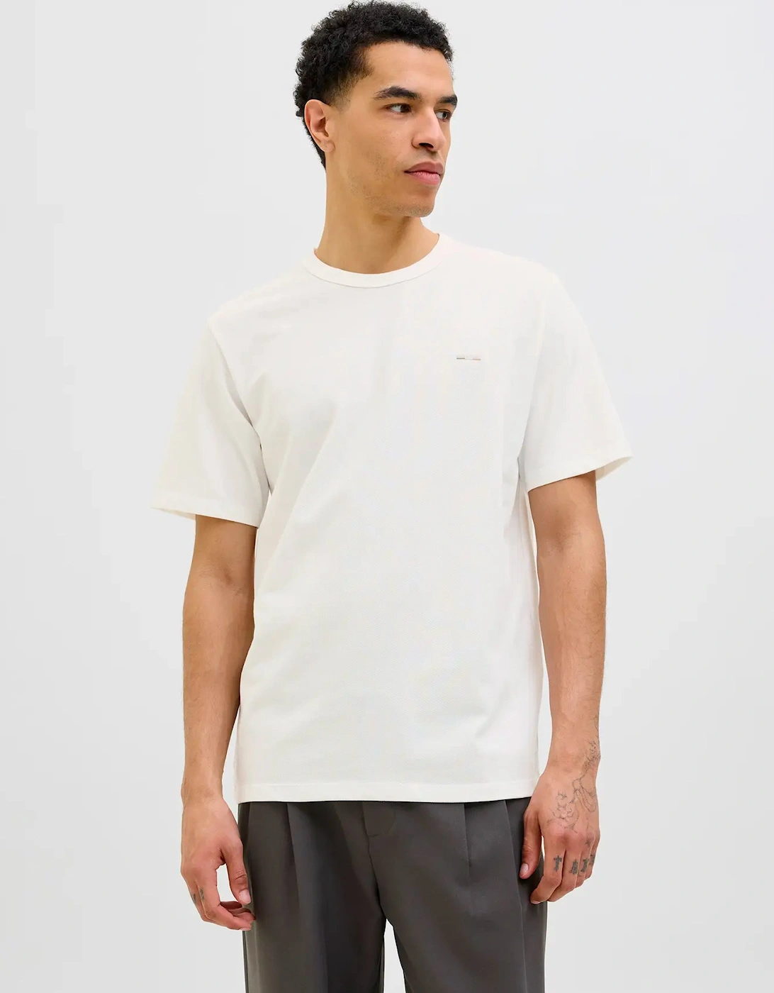 JPRBLUALVS SS Tee Ln CLOUD DANCER