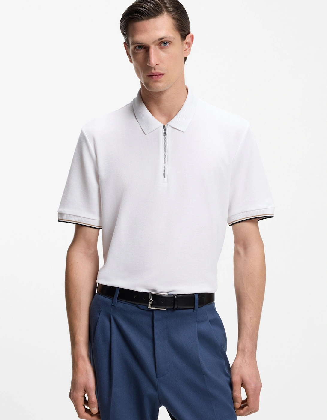 BOSS Black C-Pei 04 Polo Shirt 100 White