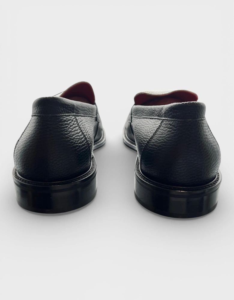 Penny Loafer Black White