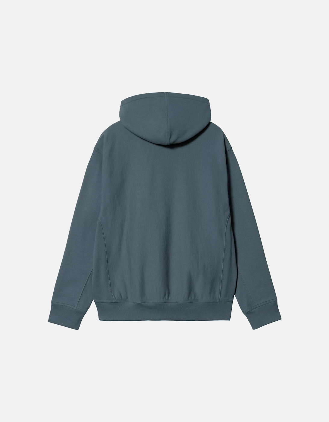 American Script Hoodie Office Blue