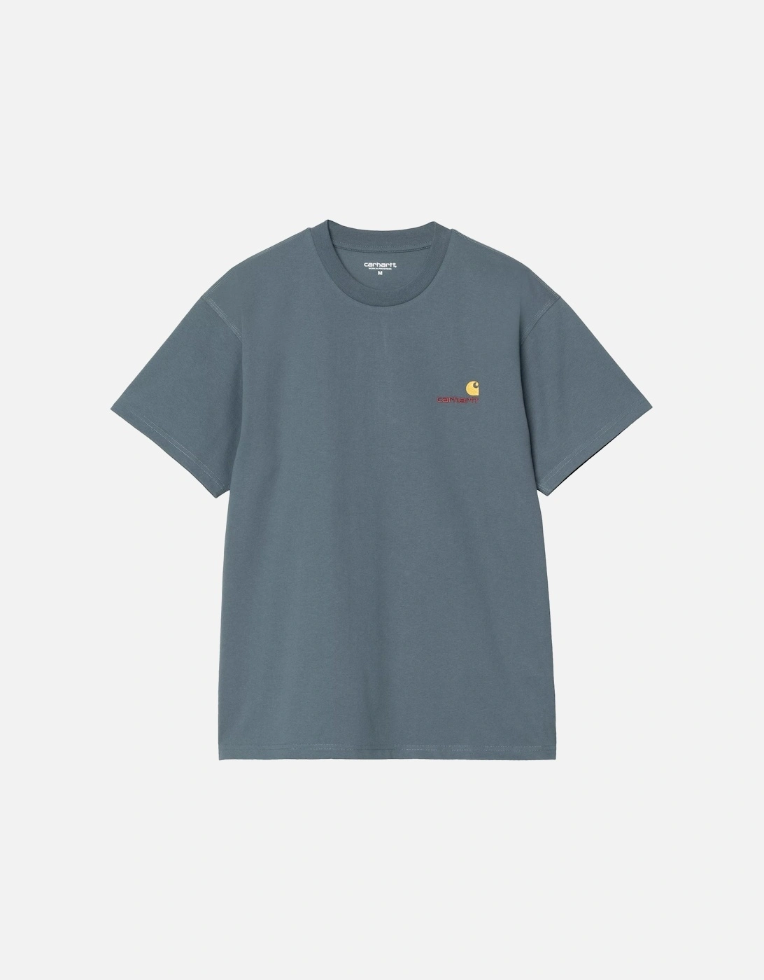 S/S American Script T-Shirt Office Blue, 5 of 4