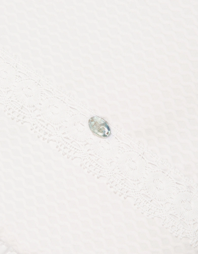 Baby Girls Lace Trim Nest in Pink