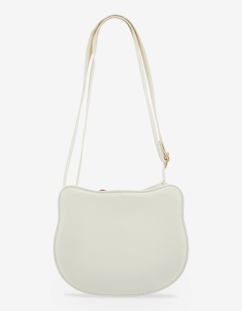 Girls Hello Kitty Crossbody Bag in White (19cm)