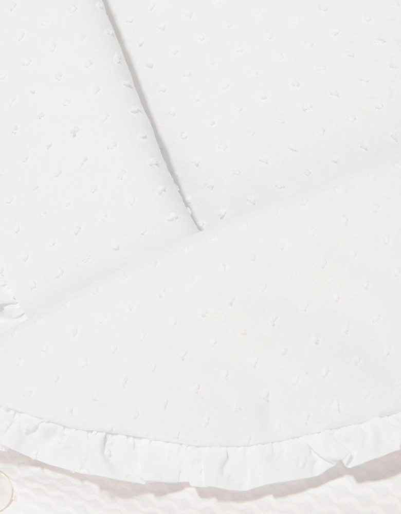 Baby Girls Lace Trim Nest in Pink